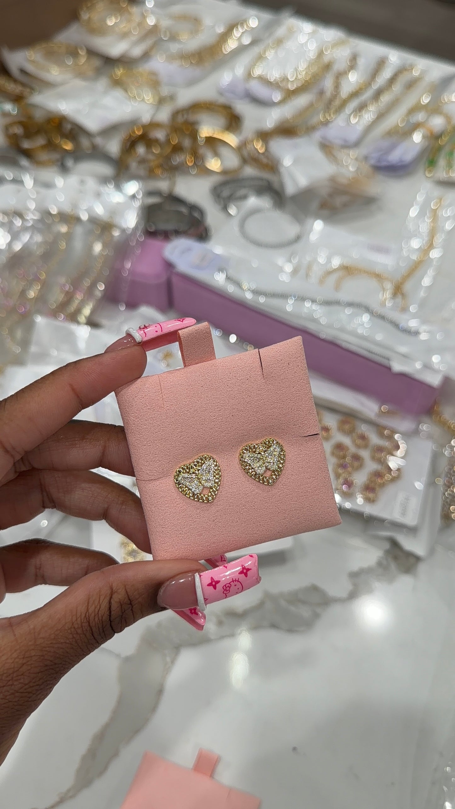 Rollie butterfly HRT earrings