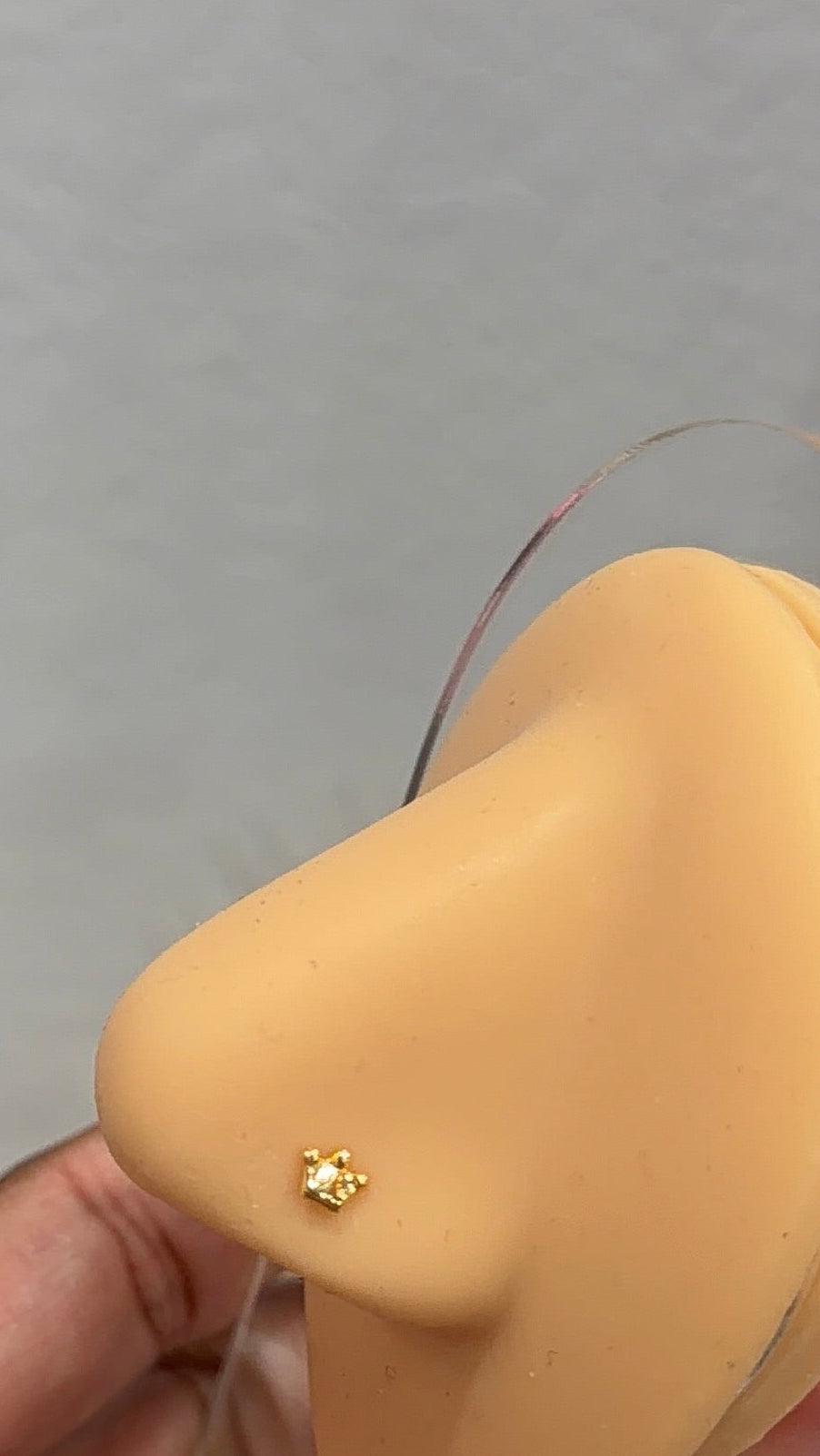 Crown nose ring
