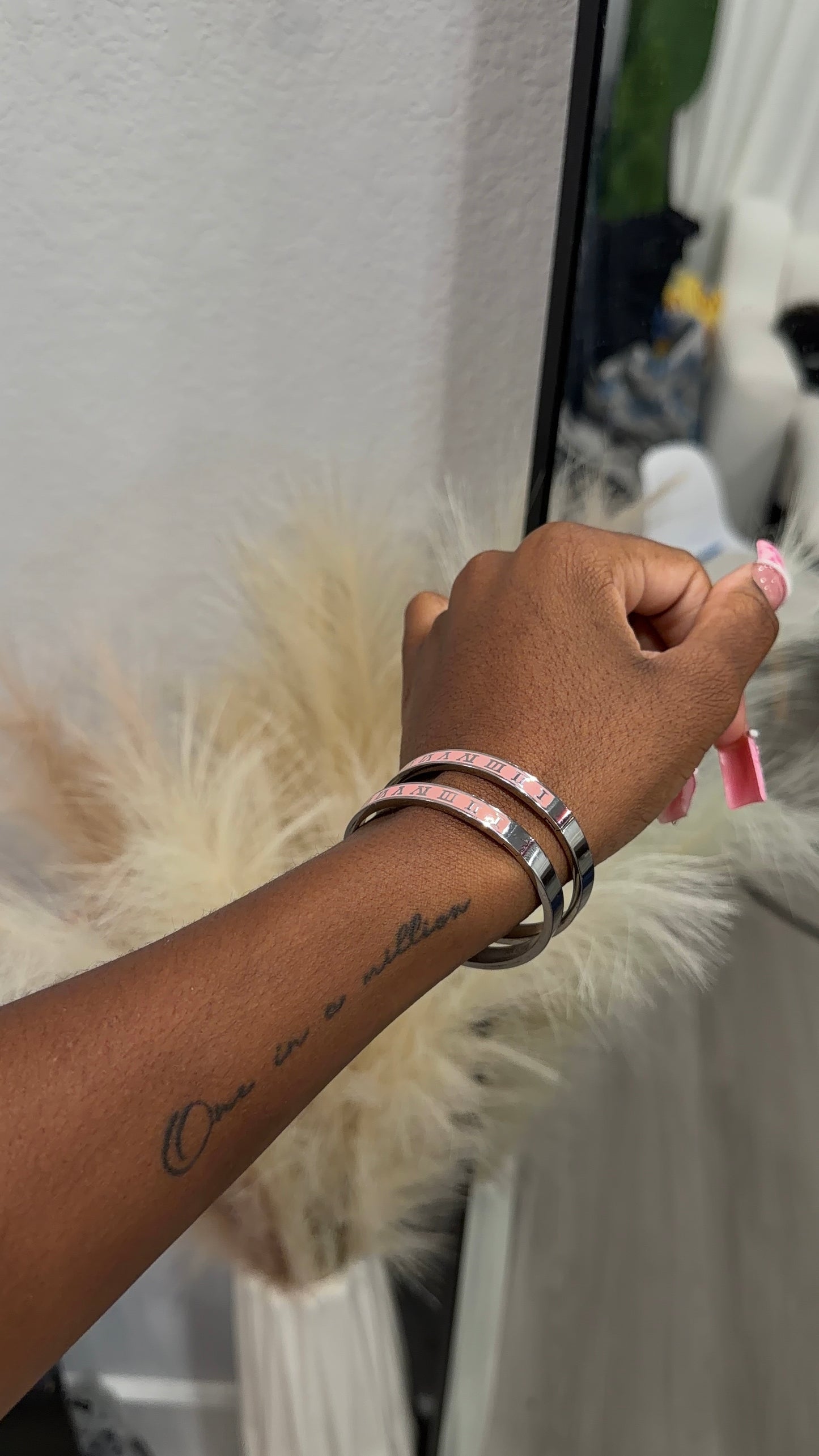 Pink Roman Bangle