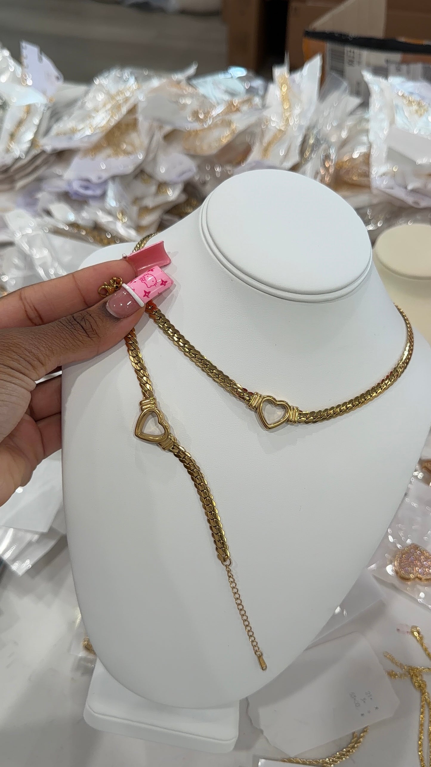 Open heart bracelet
