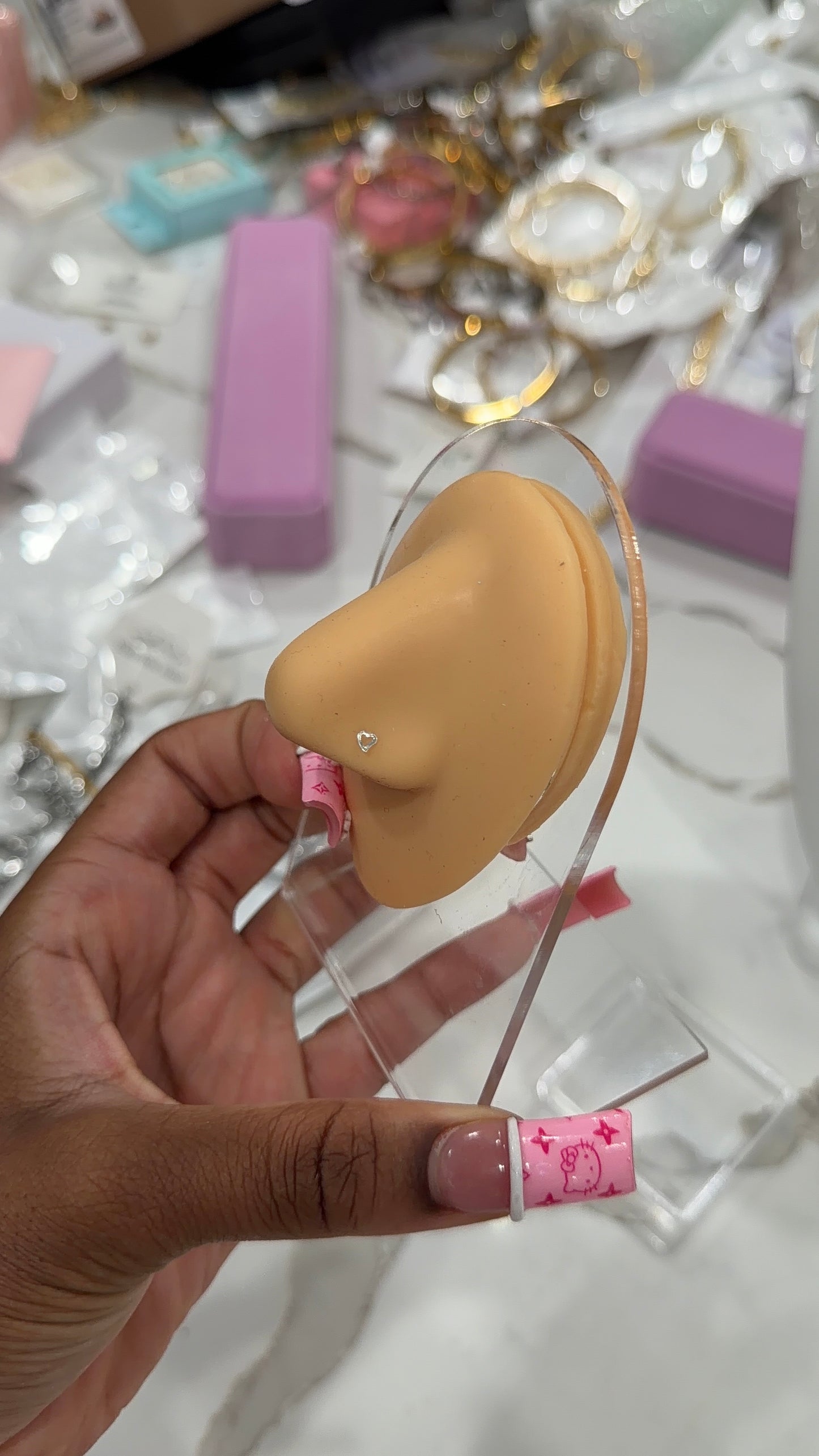Silver Wayda HRT nose ring