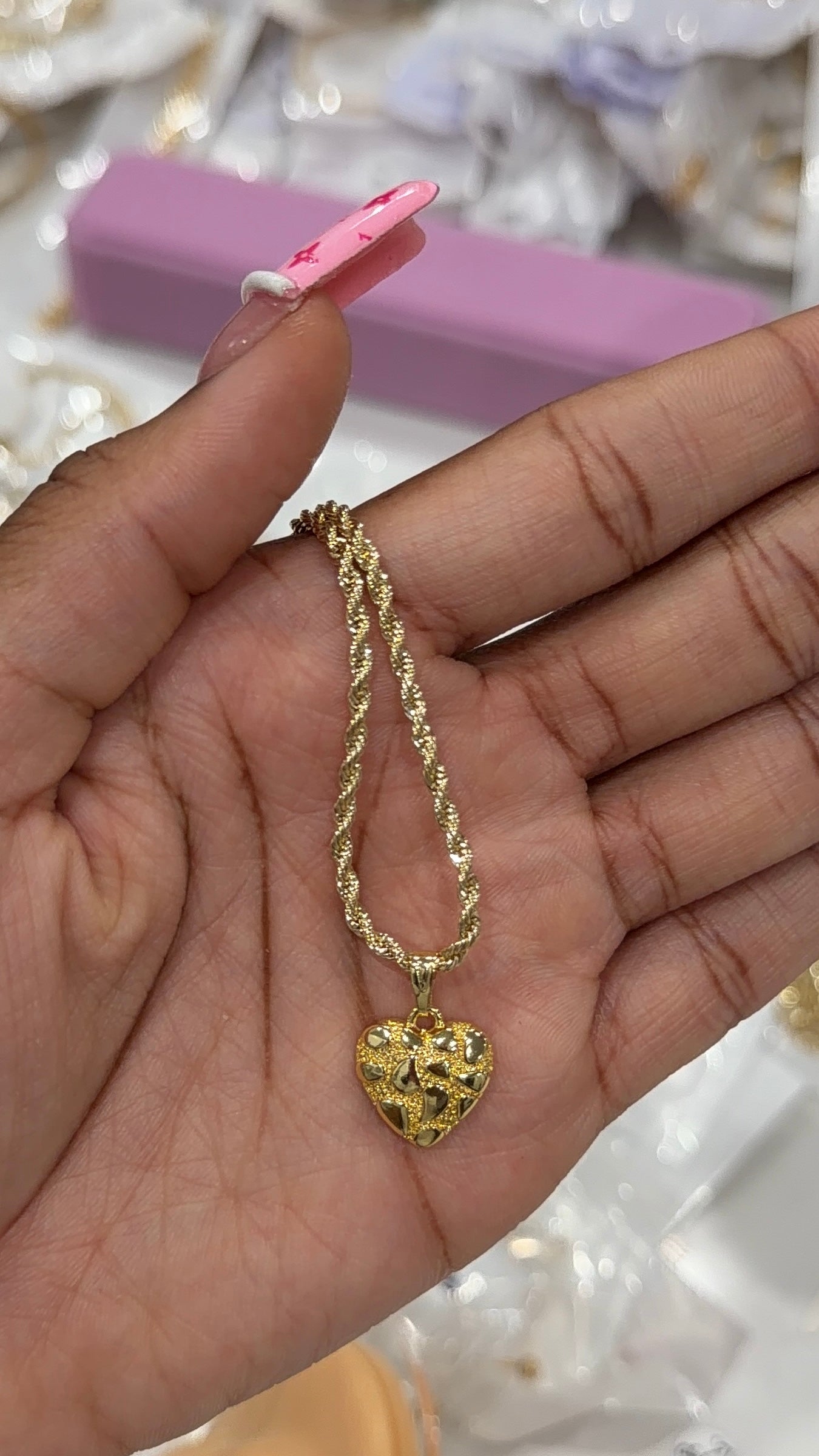 Nugget heart chain
