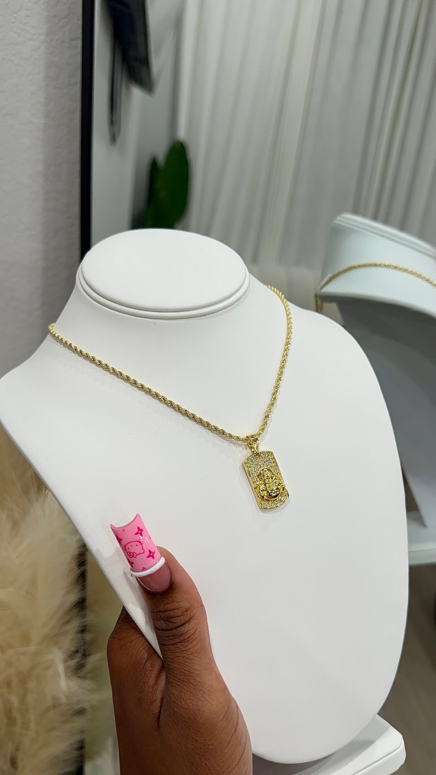 Iced Buddha Rope Chain