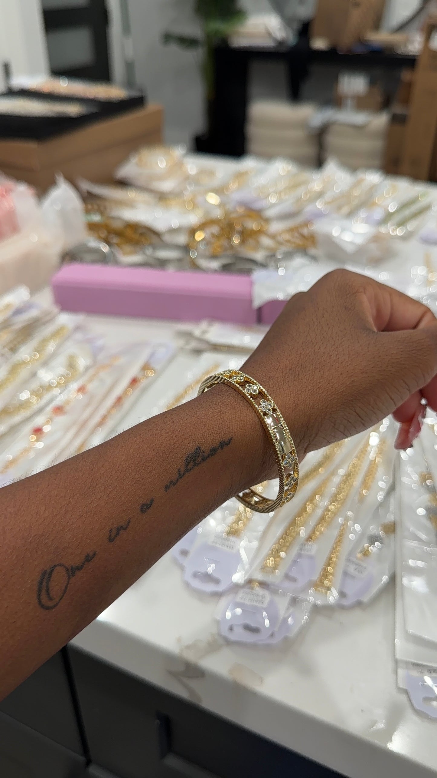 Cleef clover bangle
