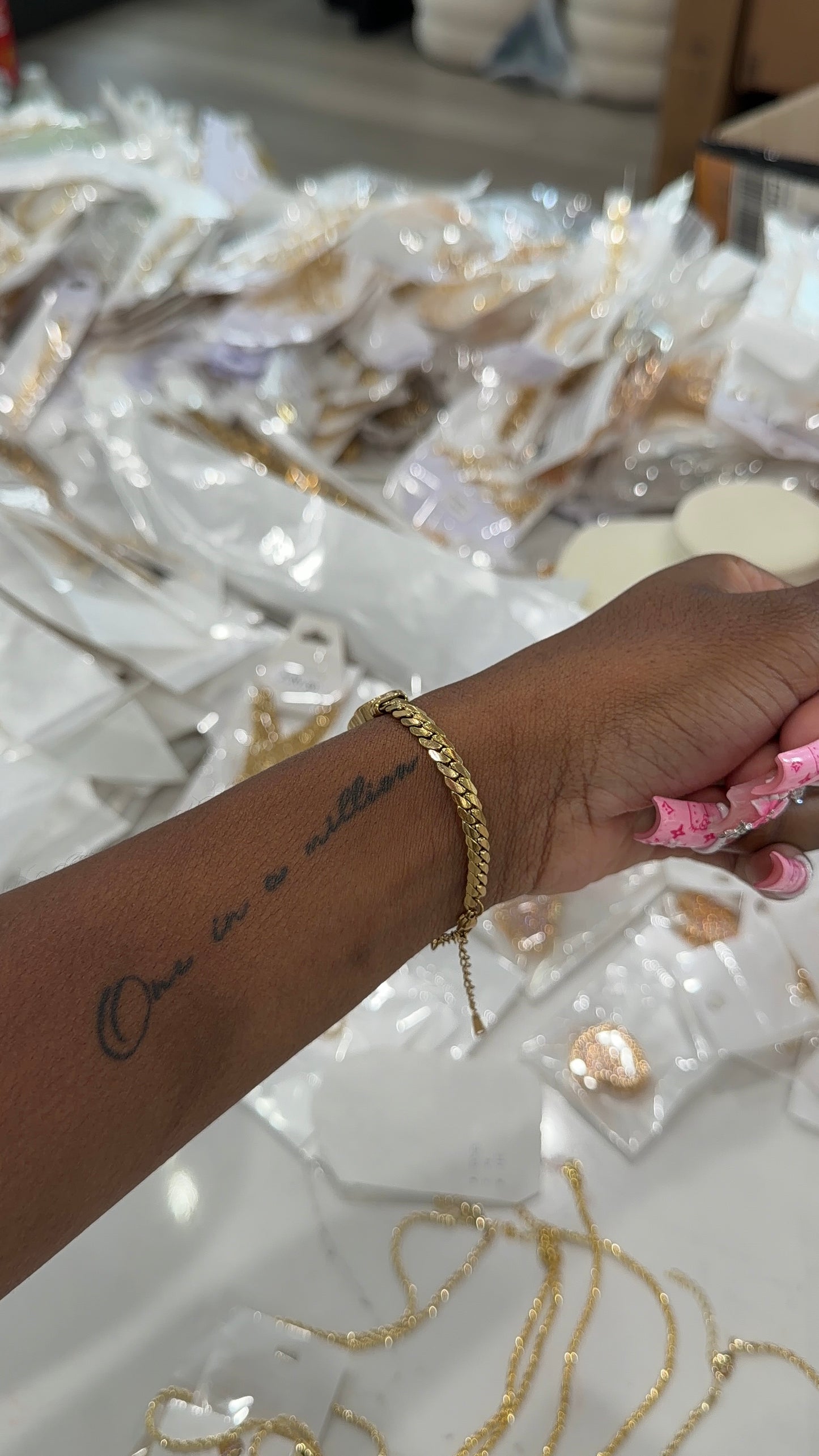 Open heart bracelet