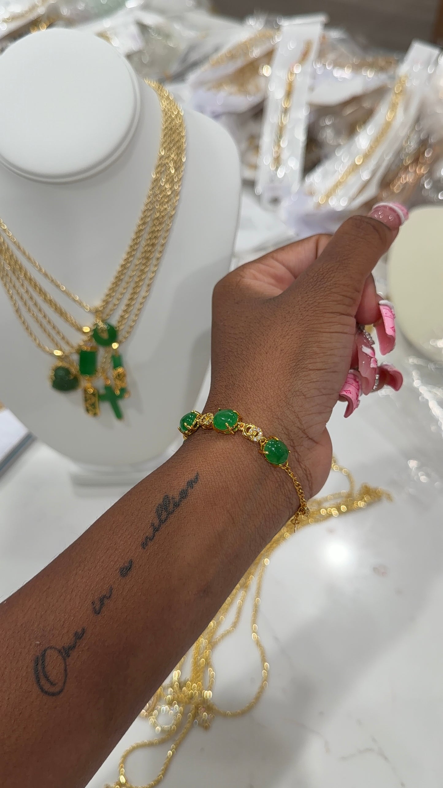 Jaded bracelet
