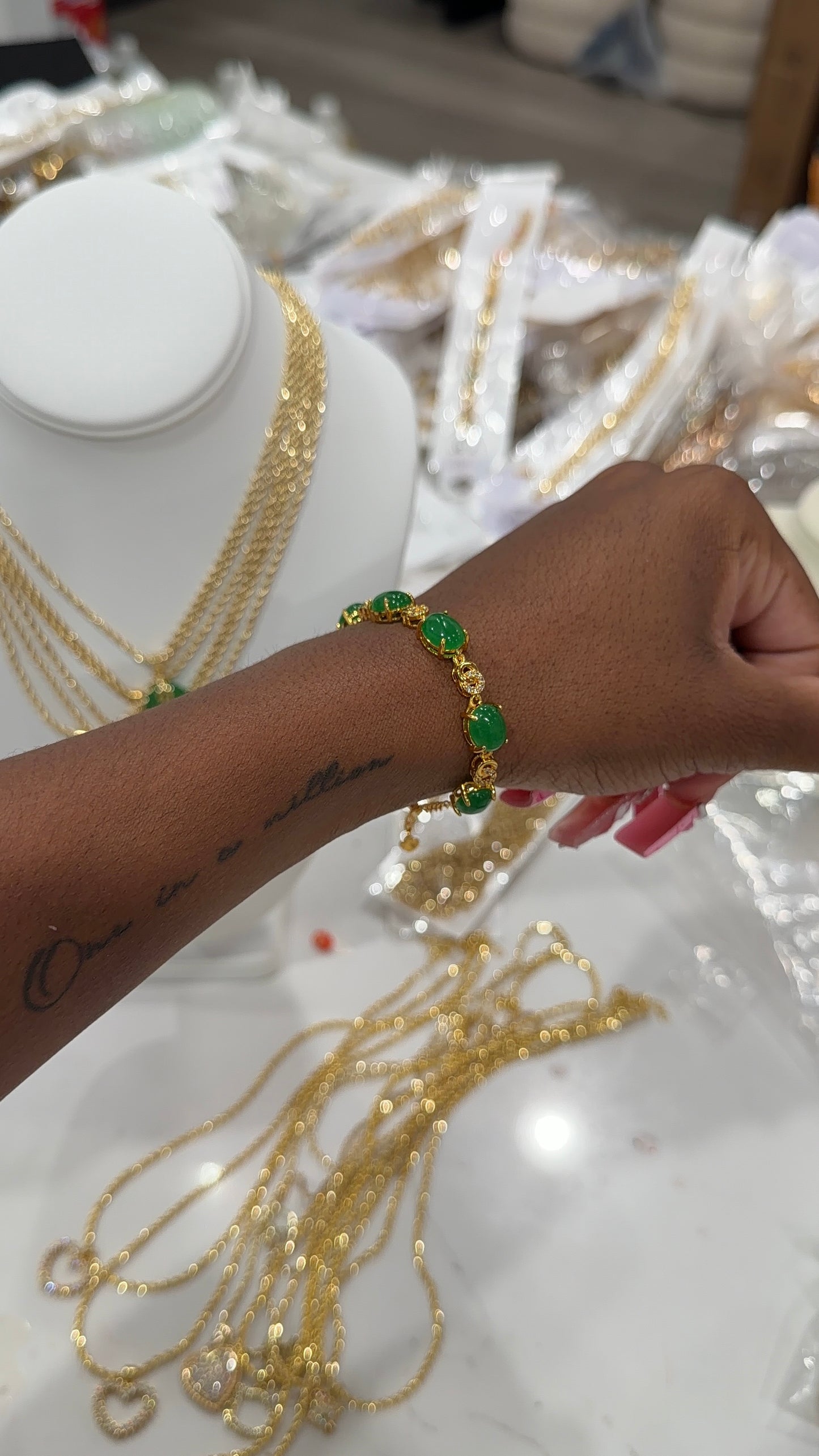 Jaded bracelet