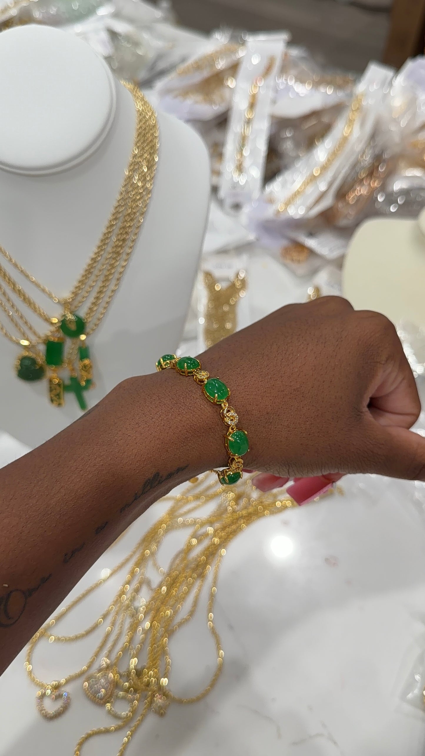 Jaded bracelet