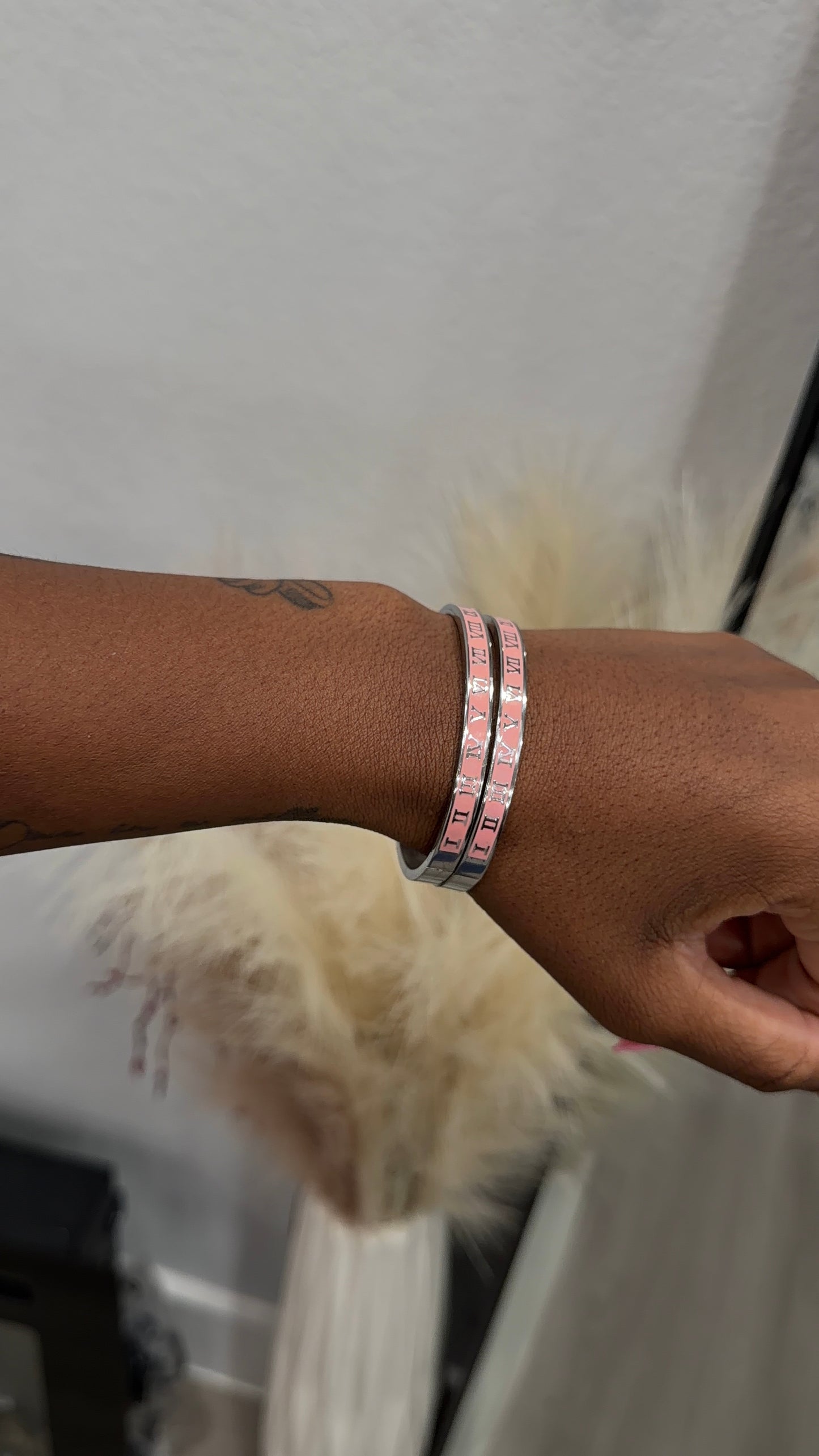 Pink Roman Bangle