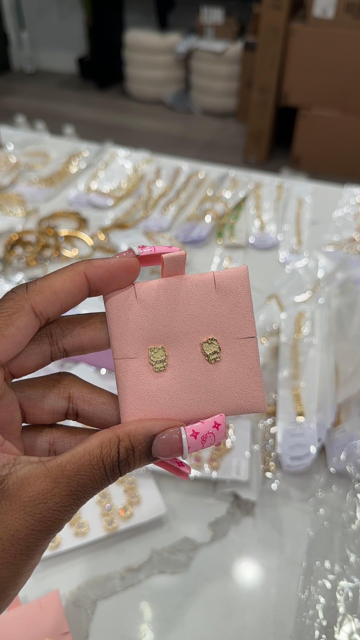 HK Body earrings