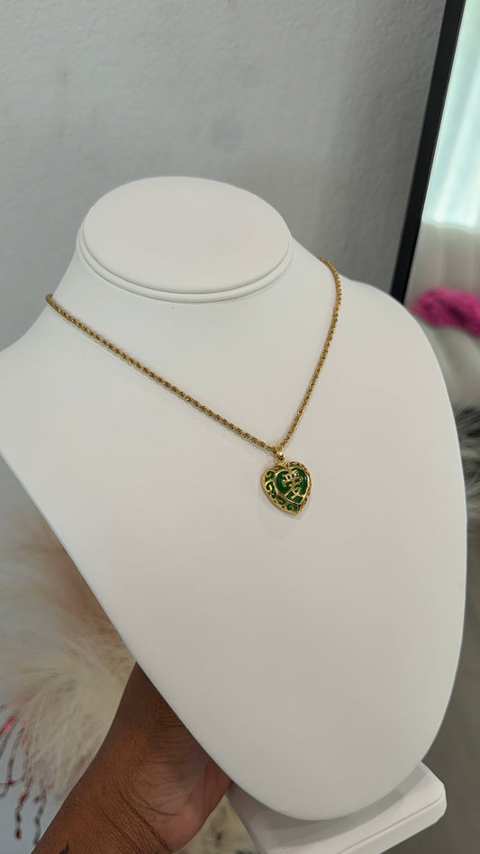Vintage heart necklace