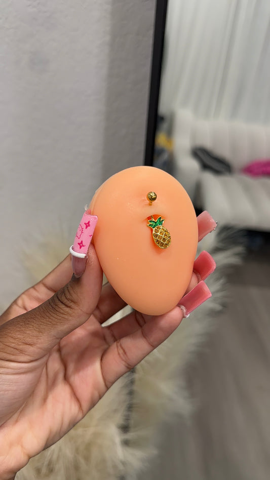 Pineapple belly ring