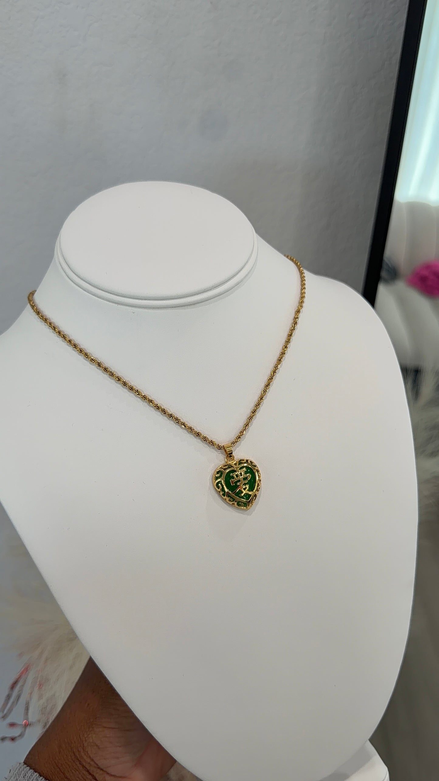 Vintage heart necklace