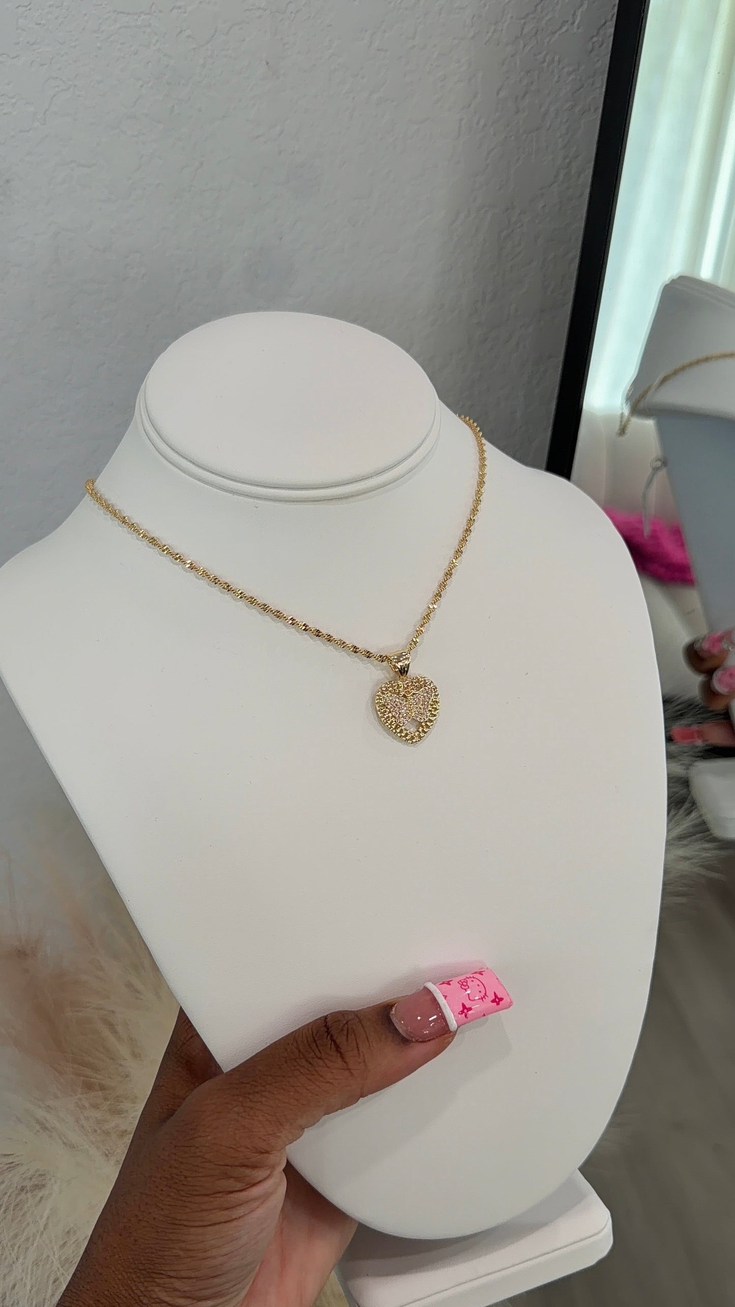 Rolex butterfly HRT necklace