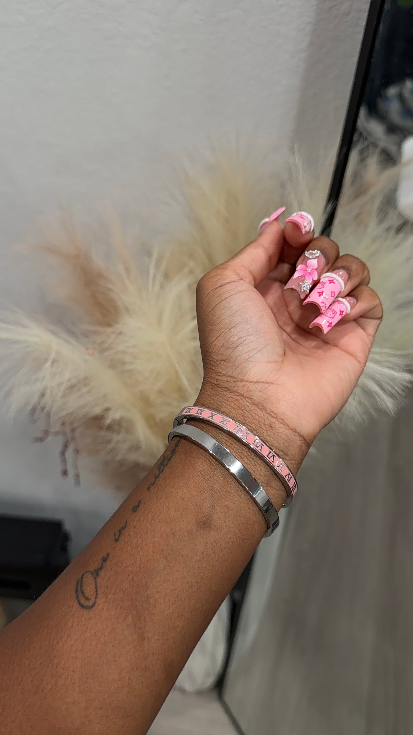 Pink Roman Bangle