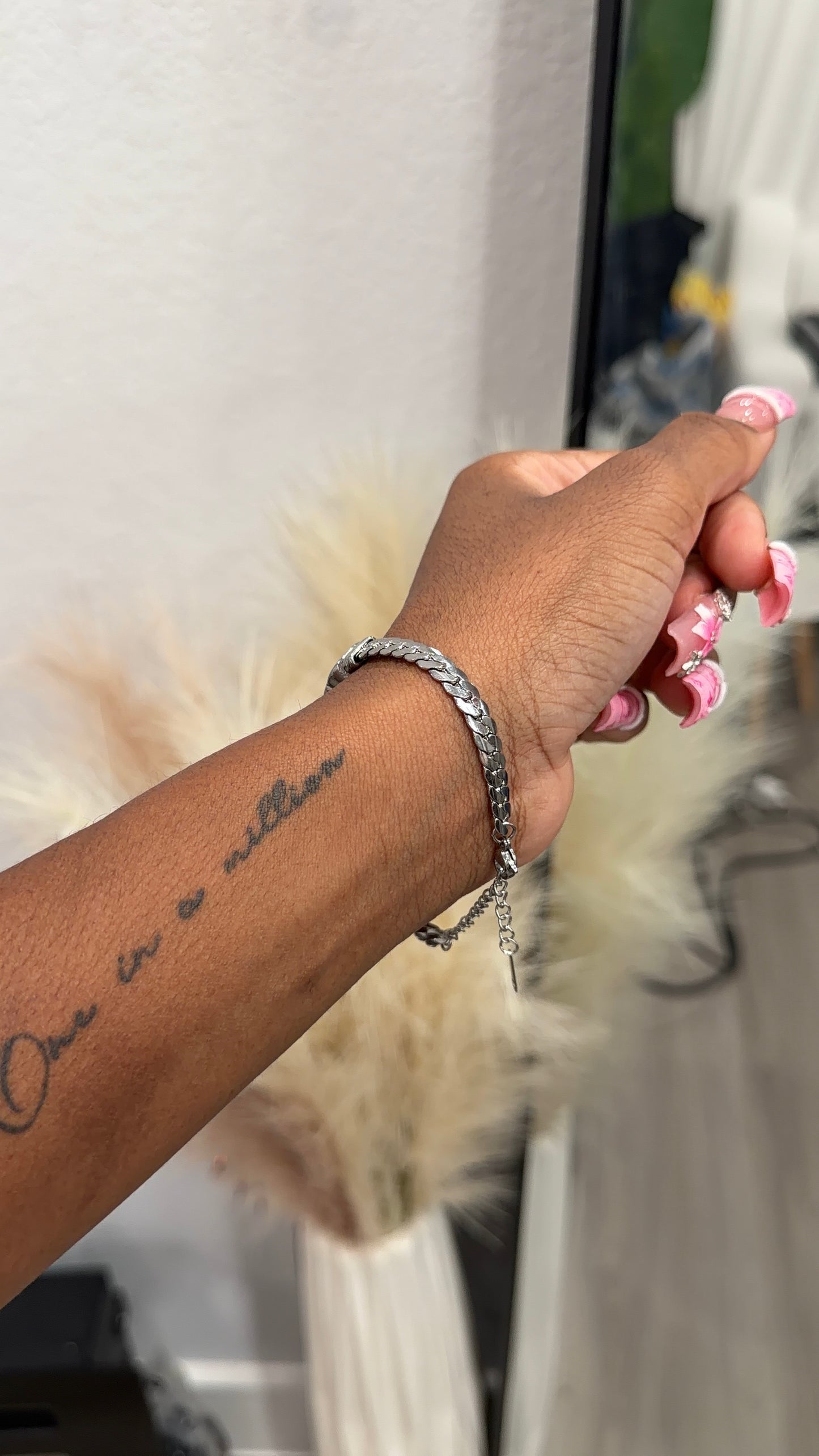 Open heart bracelet