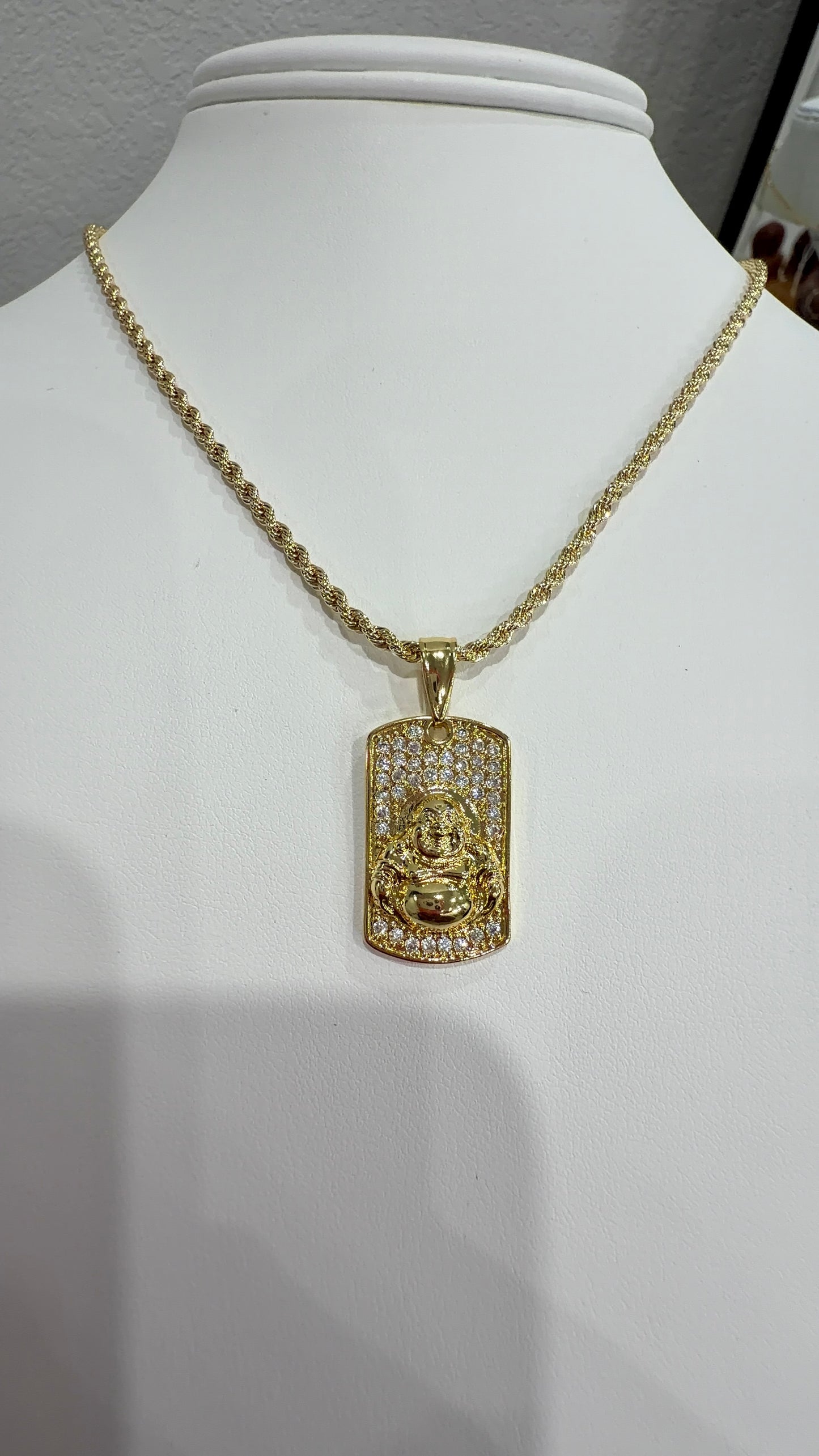 Iced Buddha Rope Chain