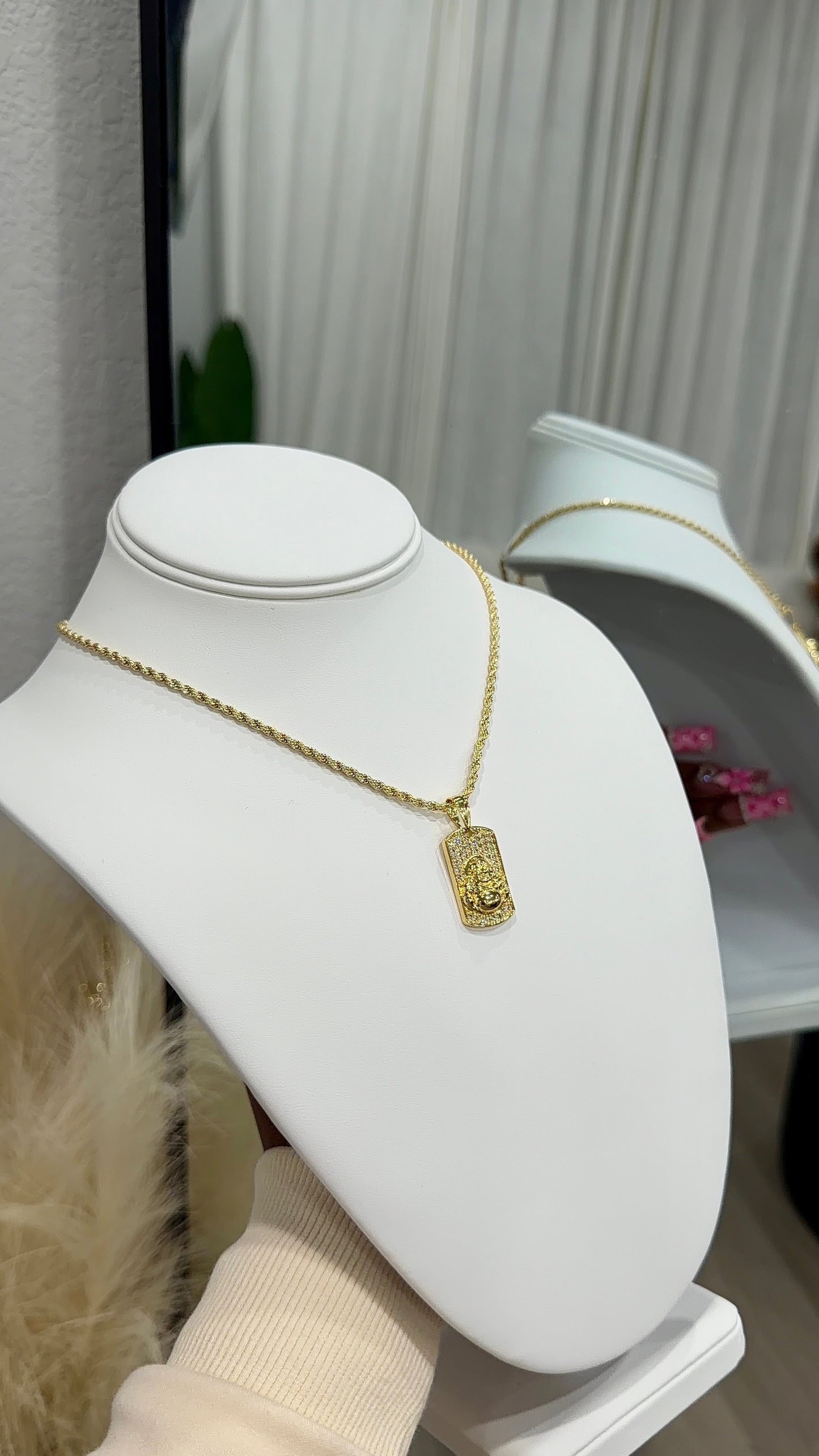 Iced Buddha Rope Chain