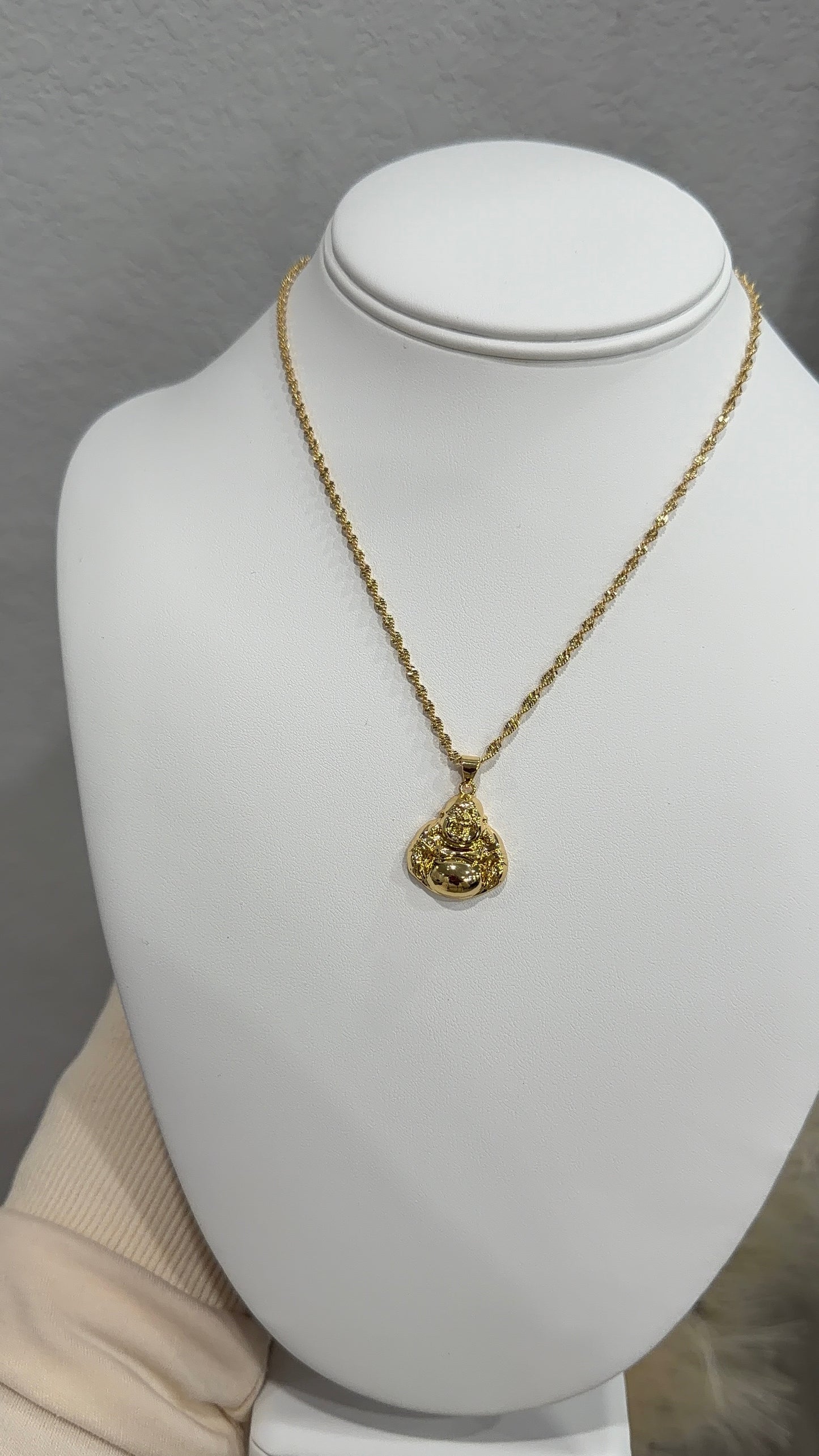 Golden Buddha Rope Chain