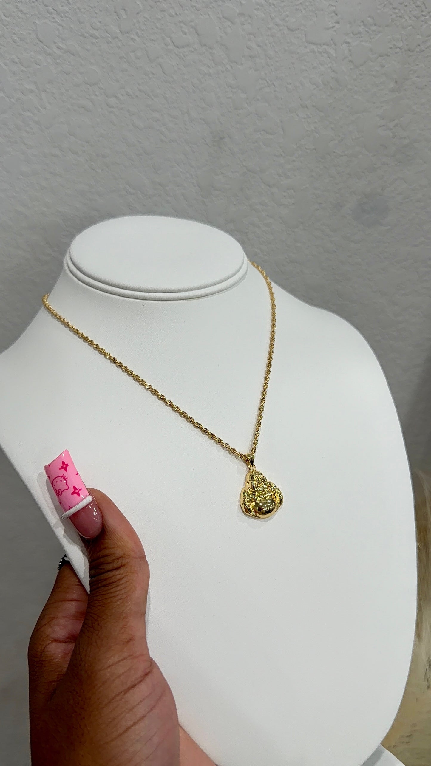 Golden Buddha Rope Chain