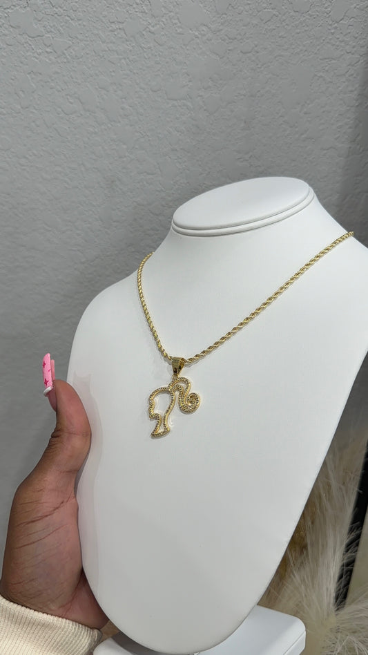 Barbz bling silhouette rope