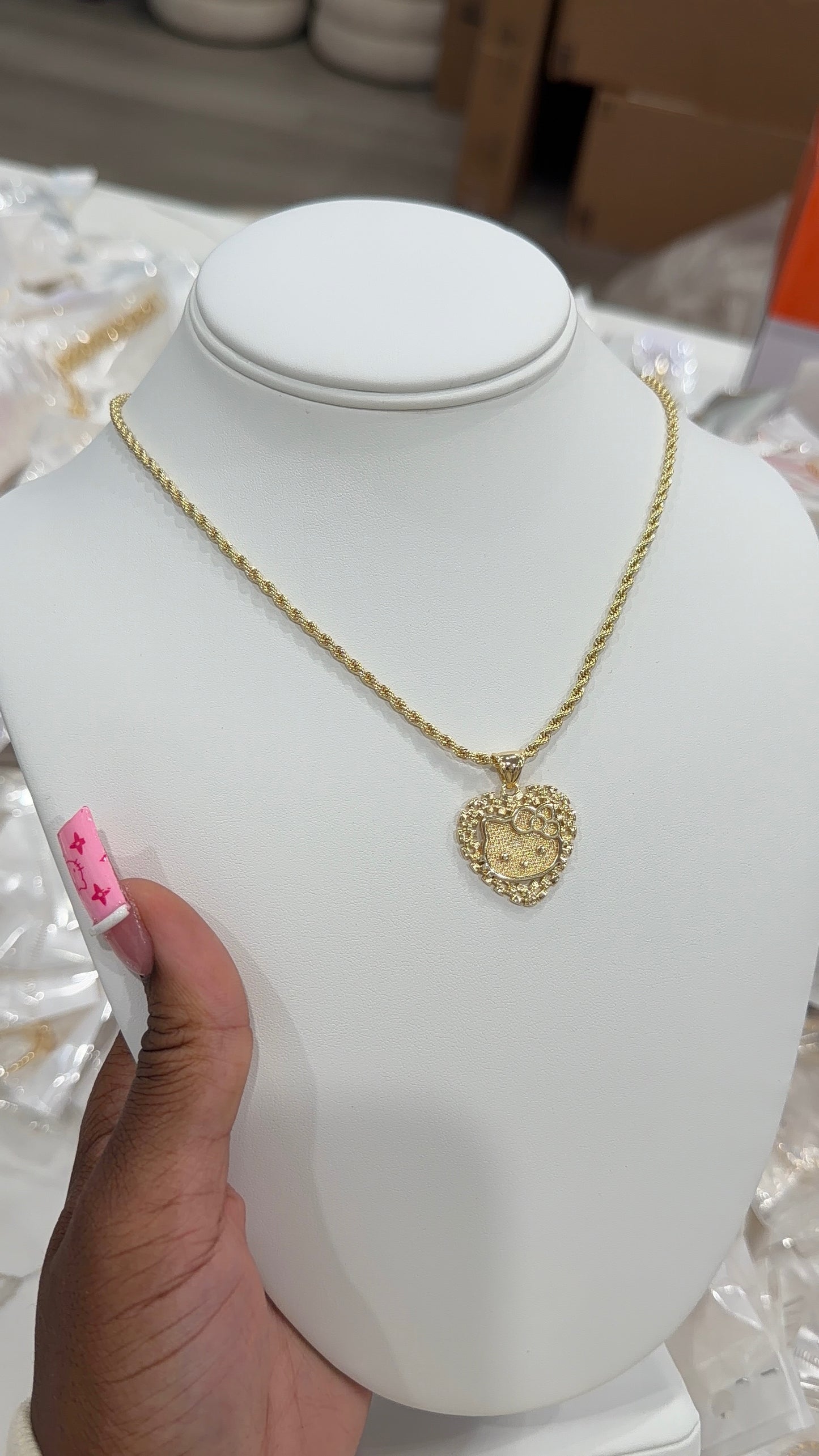 HK Face ROLEX necklace
